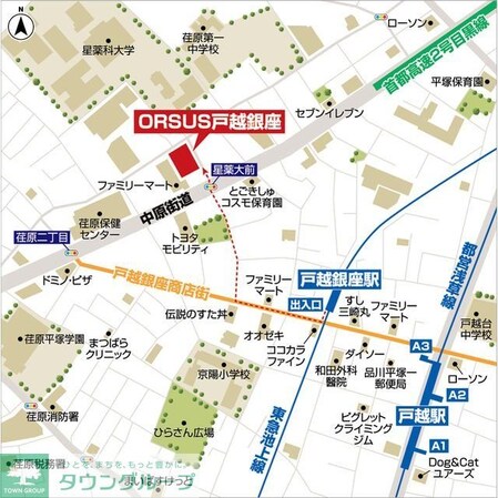 ORSUS戸越銀座の物件内観写真